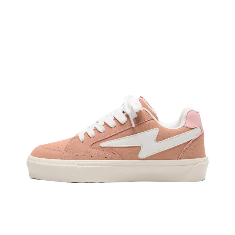 OAOQ Low Top Skateboard Shoes Unisex Pastel Pink-20