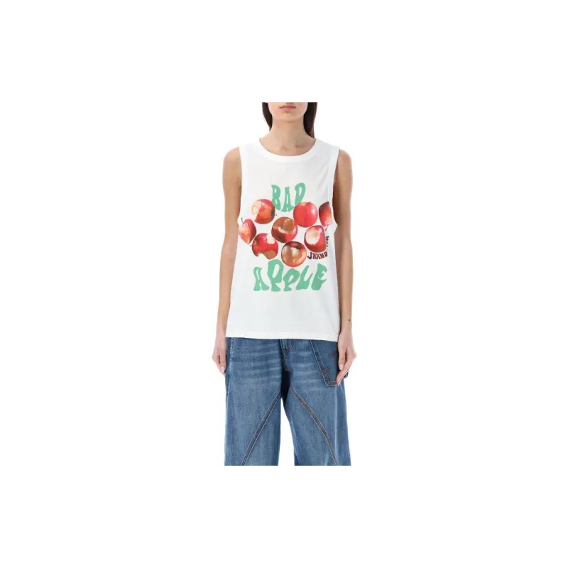 JW Anderson Graphic-Printed Crewneck Tank Top-1