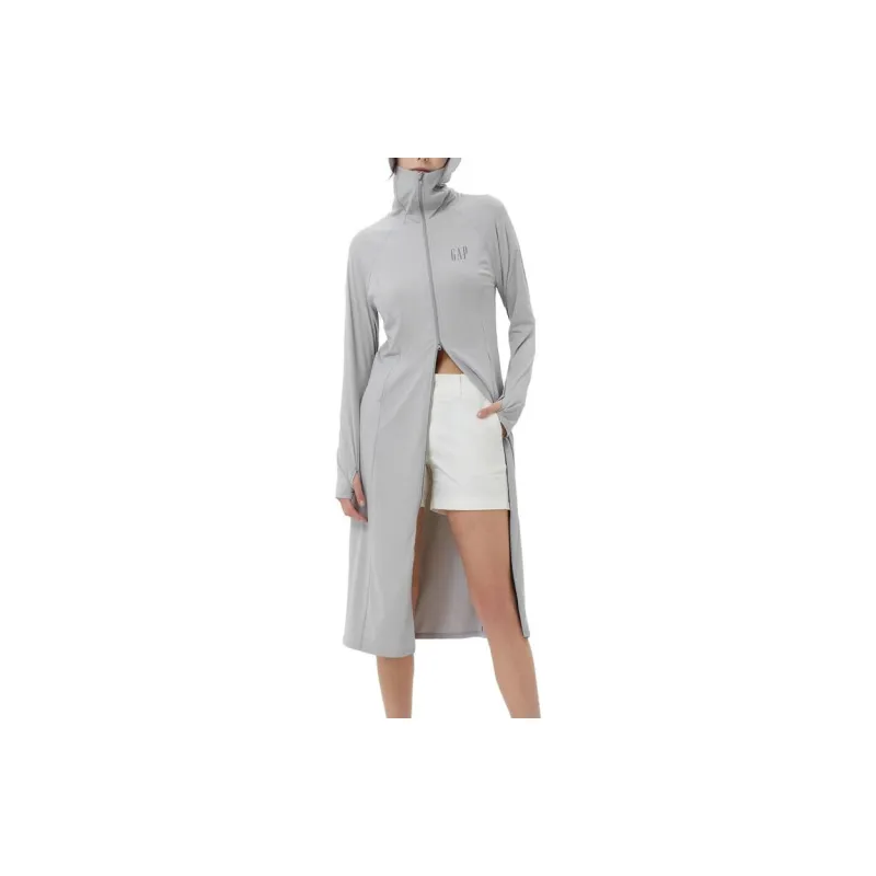 GAP Sun Protection Clothing Women's Light Gray-2
