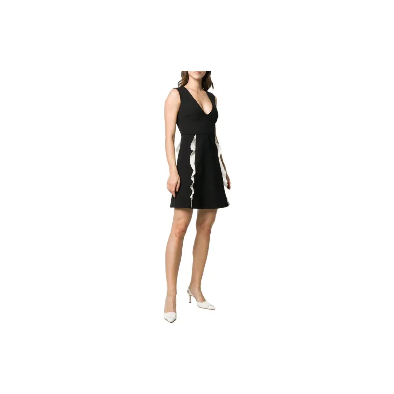 RED VALENTINO Sleeveless Dress Women's Black-3