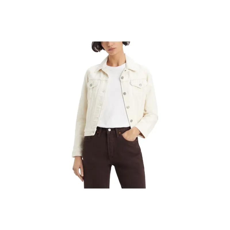 Levi's Denim Jacket Women's White-2