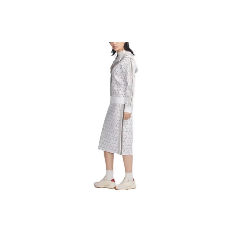 LI NING 1990 Casual Long Skirts Women's Ecru-2
