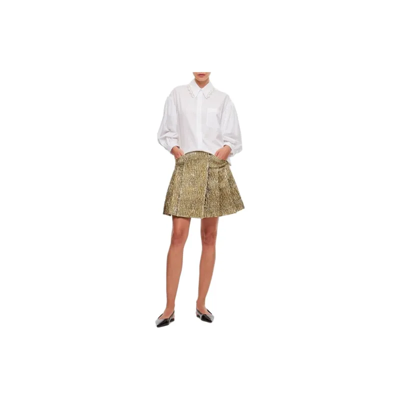SIMONE ROCHA Tie detail Pleated Mini Kilt-2