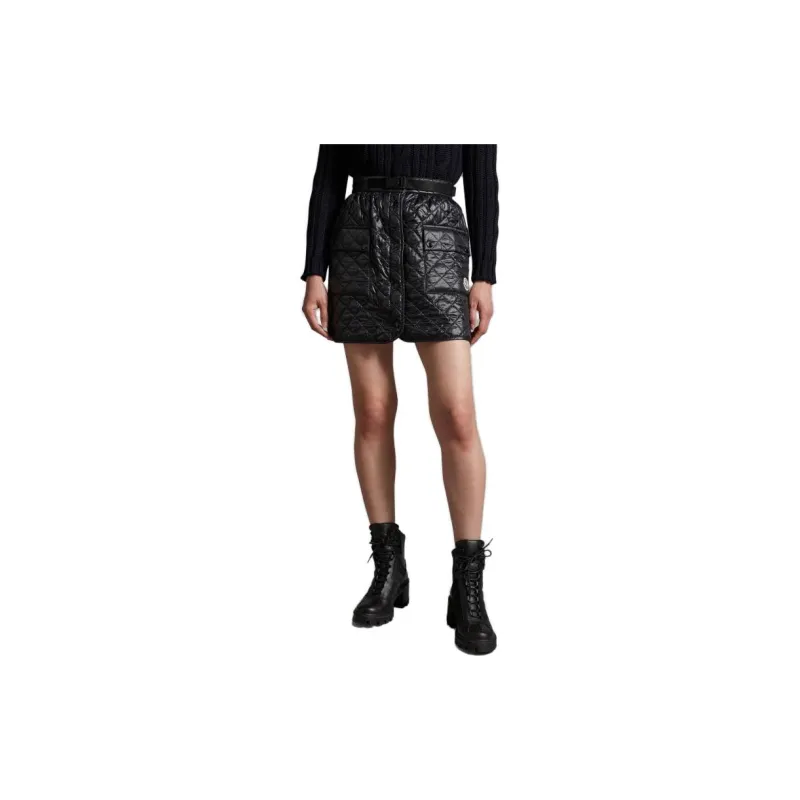 Moncler Casual Short Skirts Women's Black-1