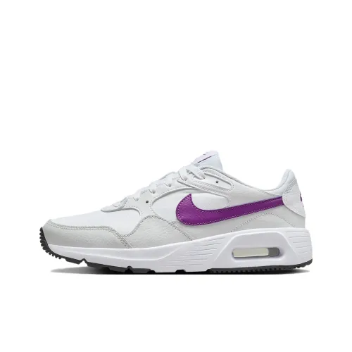 Nike Air Max SC Running Shoes Women's Low-Top White/Photo Dust/Black/Purple Red