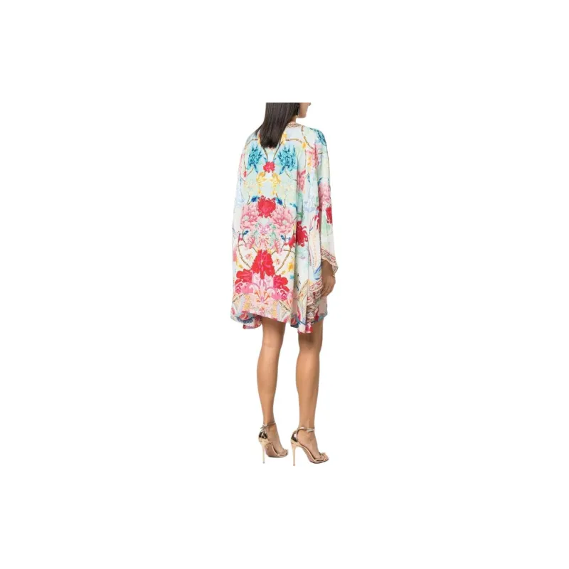 CAMILLA Graphic-print Kaftan Dress-2