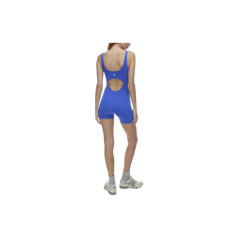 ARITZIA Golden BUTTER Sway Romper Bodysuits Women's Jazz Blue-3