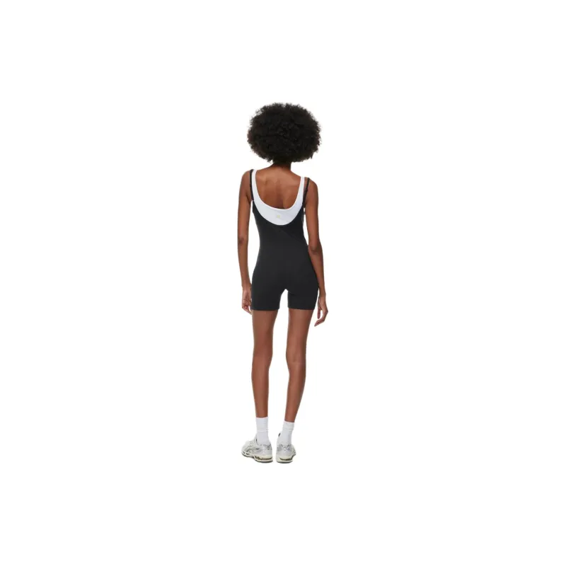 ARITZIA Golden BUTTER Essential 5' Romper Bodysuits Women's Black-3