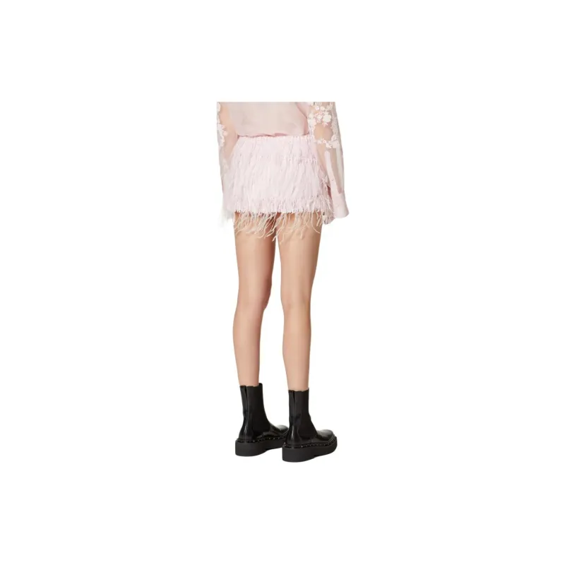 Valentino Casual Short Skirts Women's Pink-2
