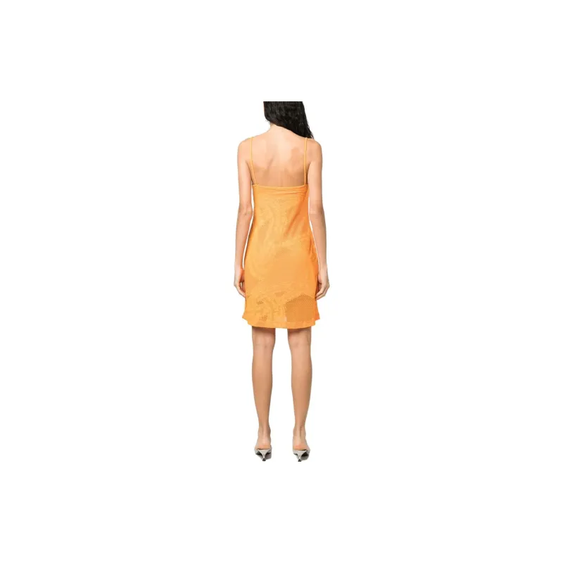 DIESEL Slip Dresses Women's Yellow-2