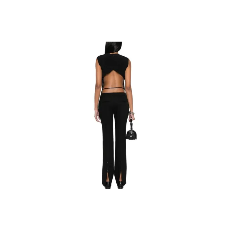 GAUCHERE Crinkled-finish Open-back Top-3