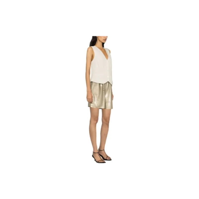 THE FRANKIE SHOP Casual Shorts Women's Gold-2