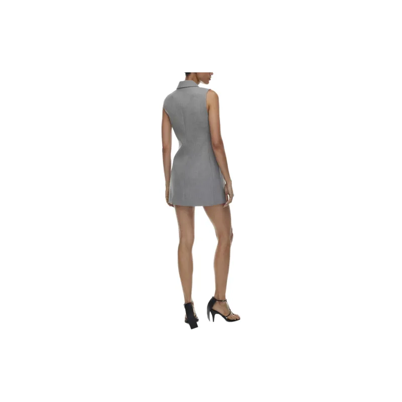 ARITZIA Babaton Mastermind Dress Sleeveless Dress Women's Heather Medium Grey/Heather Medium Gray-3