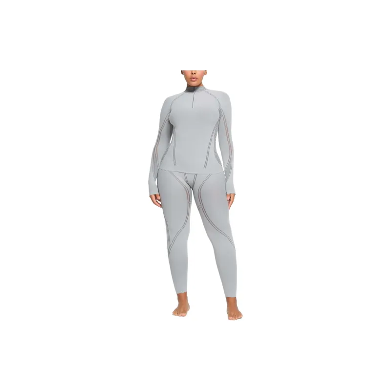 SKIMS FIRST LAYERS LEGGING Leggings Women's Gray/MIRROR-1