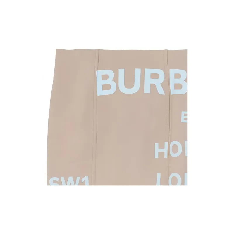 Burberry Skirt Women's Soft Yellow Brown-3