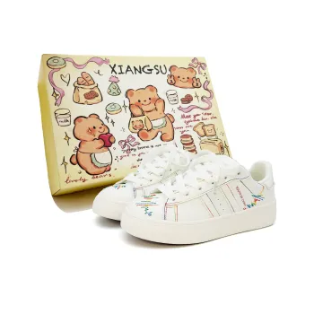 XIANGSU Anti Slip Wear Resistant Low Top Skateboard Shoes Women's Pink