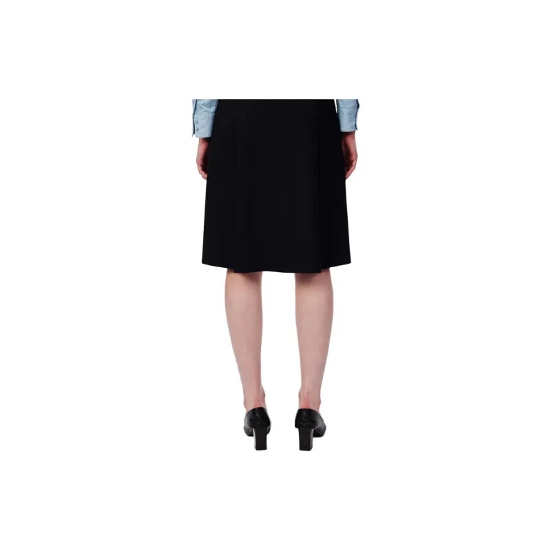 HAZZYS Casual Long Skirt Women's Navy Blue-4