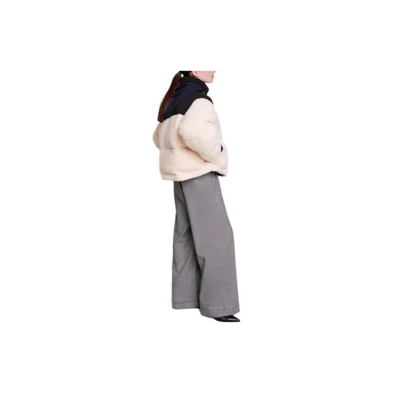 Maje Colour block Padded Jacket-2