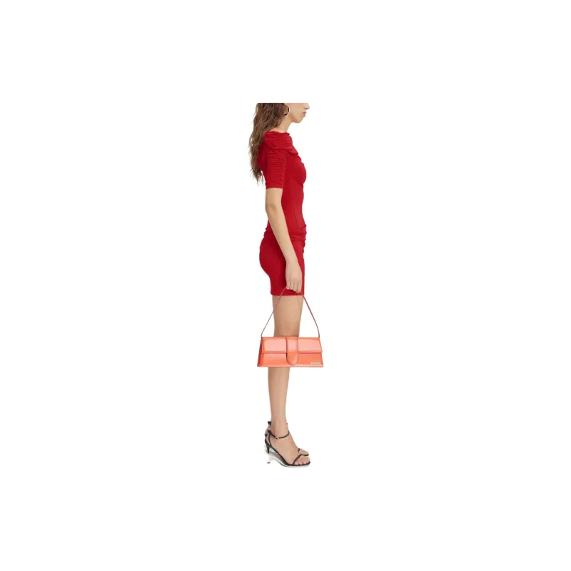 Jacquemus La Mini Robe Drapeado Pleated Dress-3