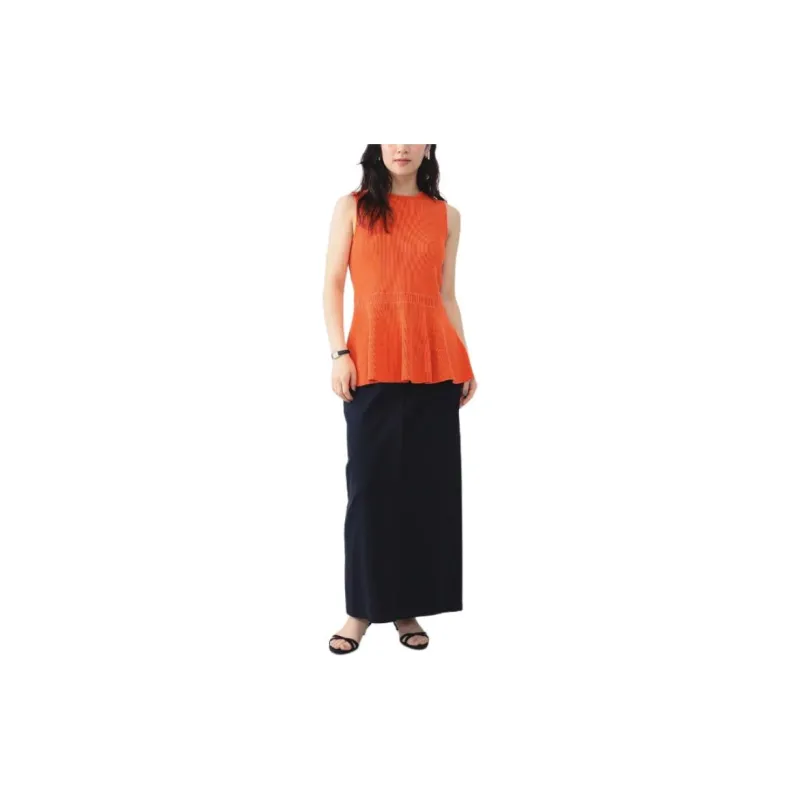 Beams T Shirts Women's Orange-2