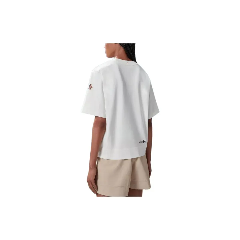 Moncler Logo T-Shirt T-Shirt Women's White-3