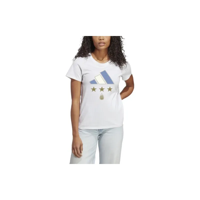 Adidas Argentina T-Shirts Women's White-2