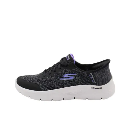 Skechers Go Walk Flex Casual Shoes Women's Low-Top Black/Lavender