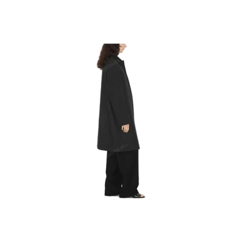 Burberry Coat Women's Charcoal Gray-2