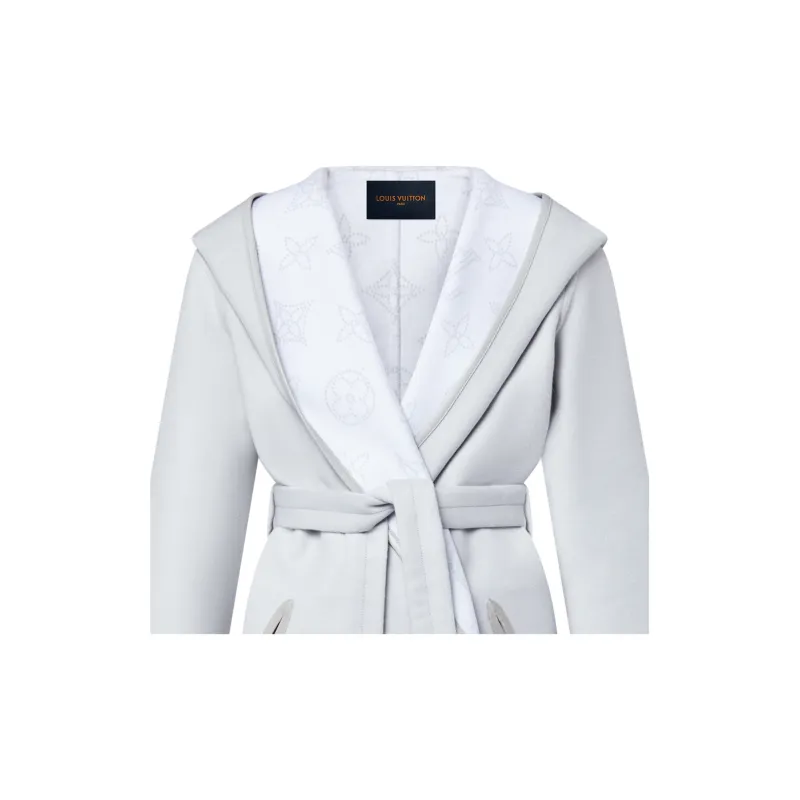 LOUIS VUITTON Coat Women's Gray-3