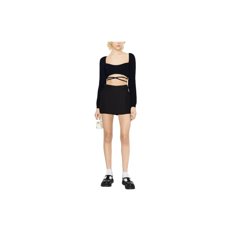 Patou Cropped Tie fastening Top-1