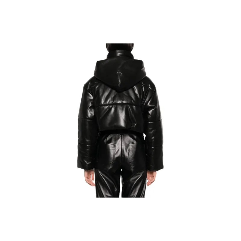 NANUSHKA Hooded Funnel Neck Puffer Jacket-3