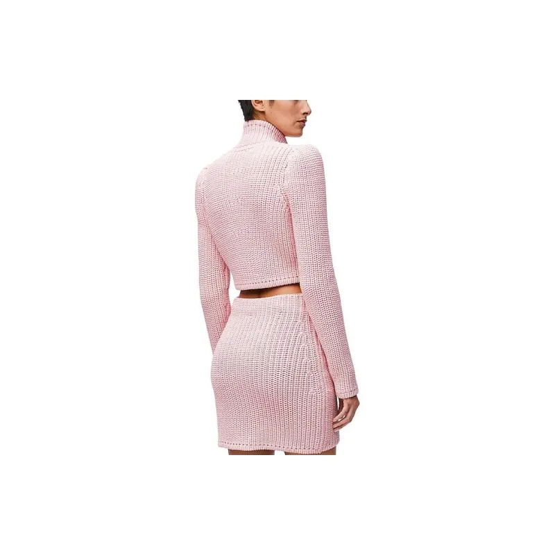 LOEWE Cropped Jacket 'Pink'-1
