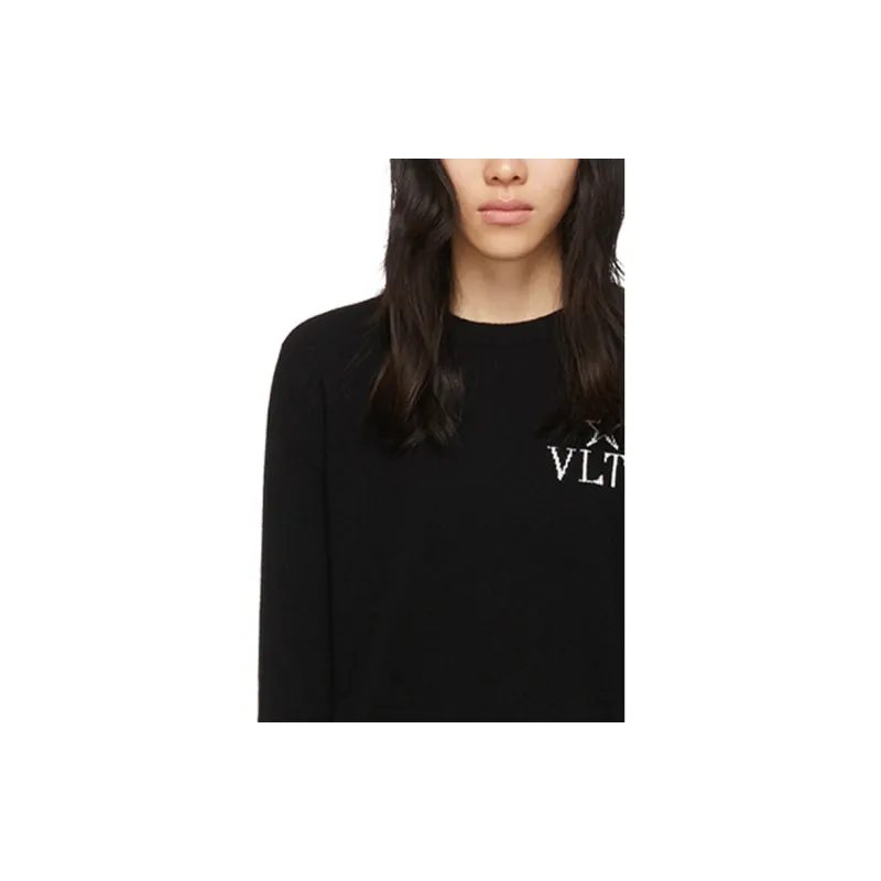 Valentino SS22 Cashmere Sweater Women's Black-3