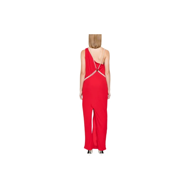 MOSCHINO Beaded-trim Maxi Dress-2
