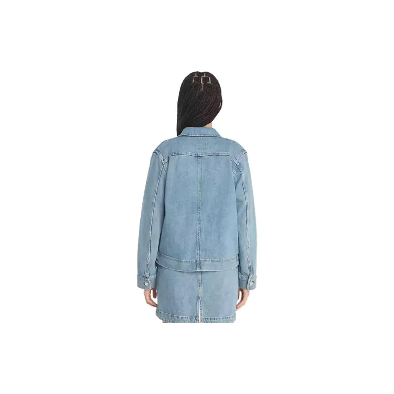 Timberland Denim Jacket Women's Medium Blue-1