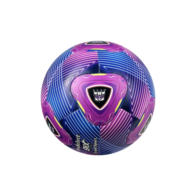 ProSelect x Transformers Size 5 Soccer PU Machine Stitched Soccer Ball Unisex Blue Purple-3
