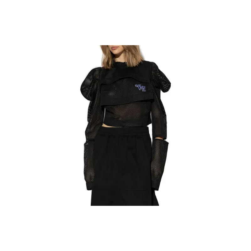 Vivienne Westwood Logo Embroidered Perforated Top-2