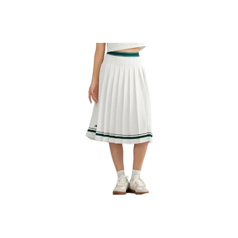 Kappa Casual Long Skirts Women's Classic White-2
