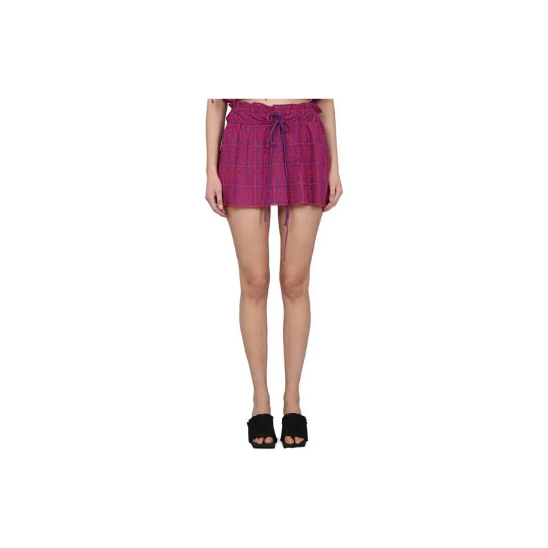 GANNI Broderie Anglaise Mini Skirt-2