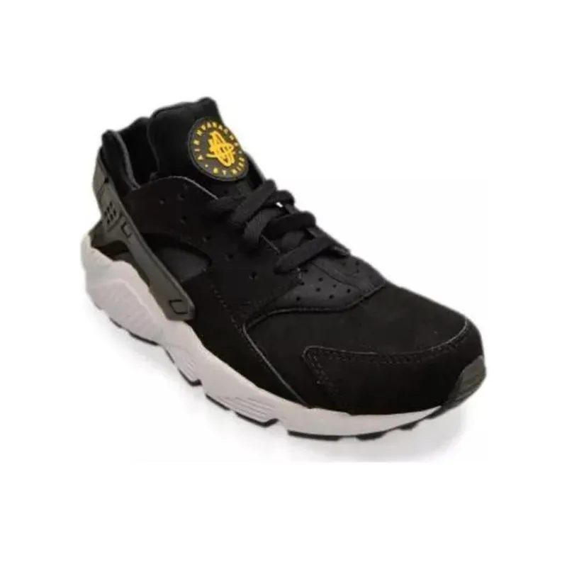 Nike Air Huarache Slip Resistant Low Top Casual Running Shoes Unisex Black-2