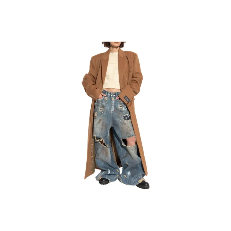 Vetements Double Breasted Structured Long Coat-1