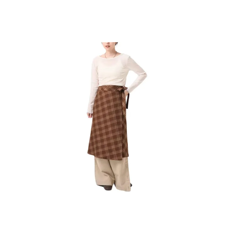 FREAK'S STORE Casual Long Skirt Women's Brown-2