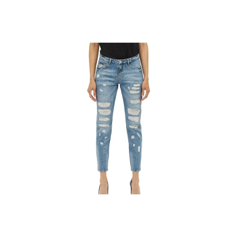 PHILIPP PLEIN Distressed Boyfriend Jeans-1