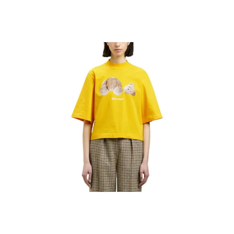 PALM ANGELS T-Shirts Women's Yellow-1
