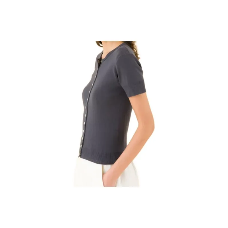 Agnes B. T-Shirts Women's Light Gray-2