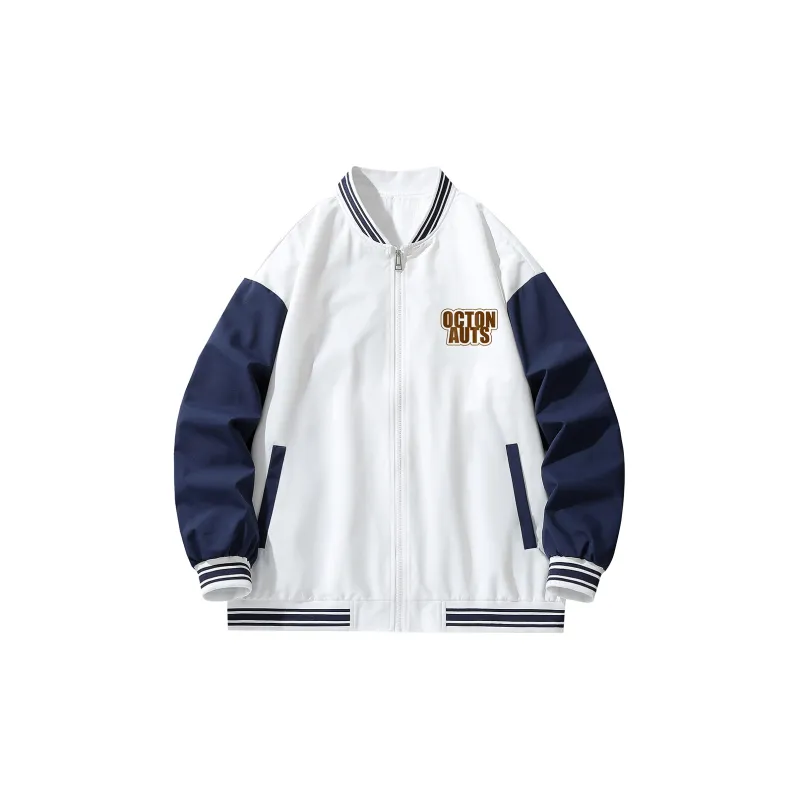 Small Columns Under The Sea Baseball Jacket Unisex-3