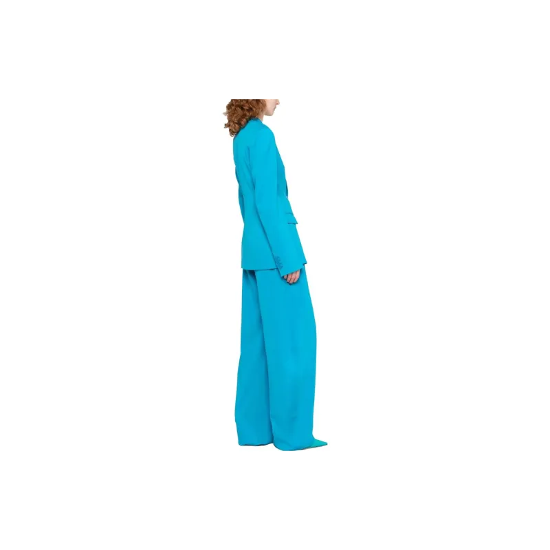 The Attico Single Breasted Long Sleeved Blazer-1