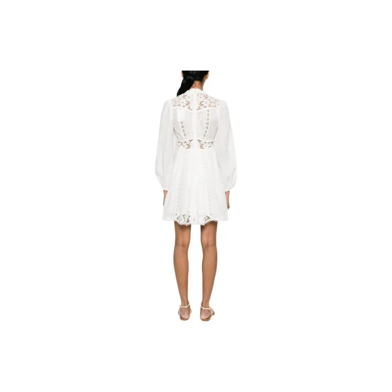 Zimmermann August Plunge Mini Dress-2