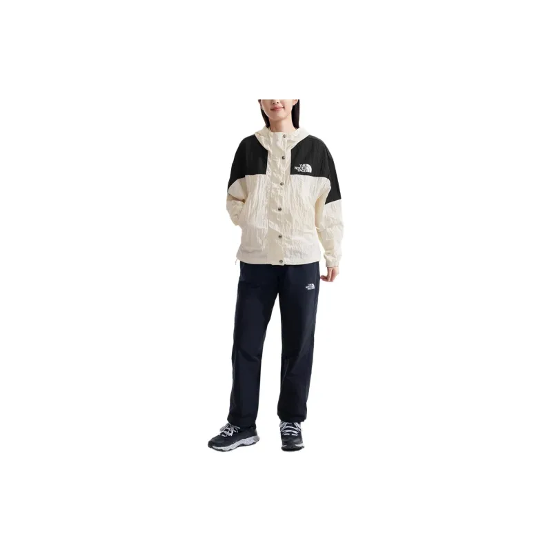 THE NORTH FACE City Outdoor Collection 2024 Fall Jackets Coats Women's Dune White-3