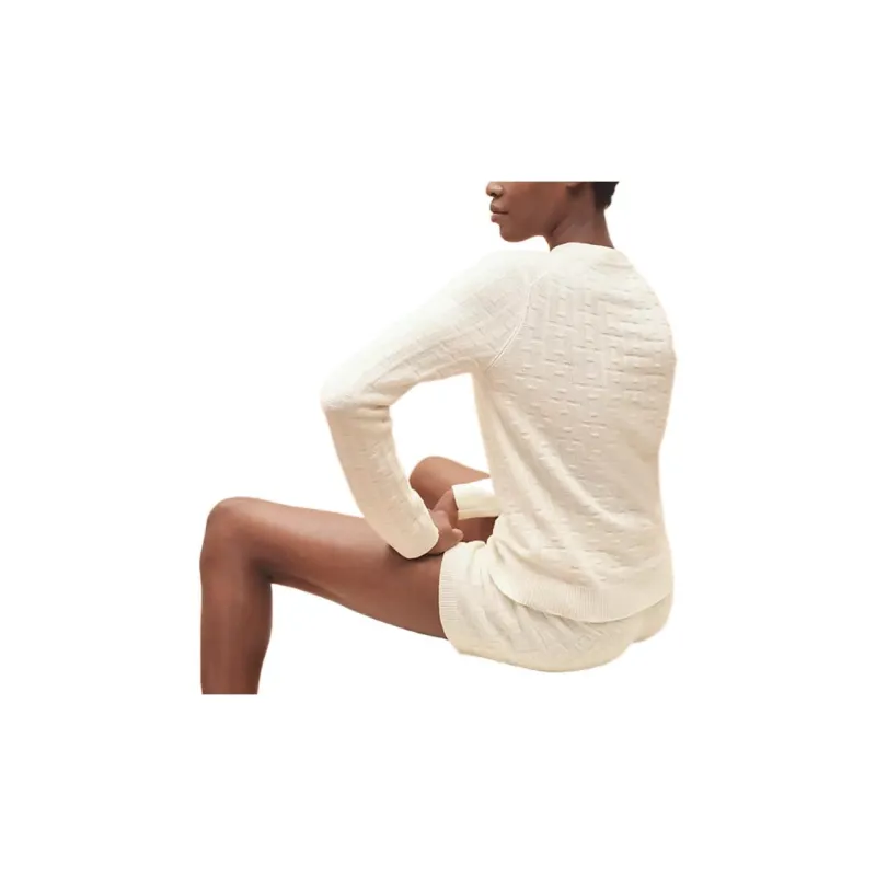 HERMES SS23 Sweatshirt Women's Gray White-1